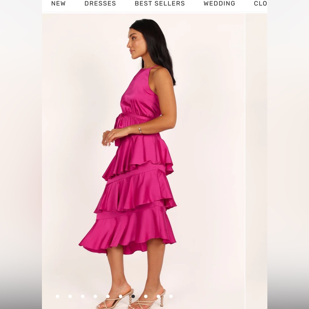 Petal & Pup Pink Midi Dress - Picture 5 of 9